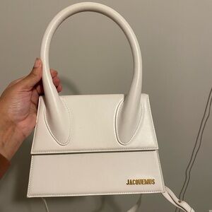Jacquemus White Leather Handbag